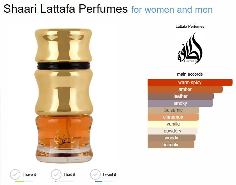 Shaari By Lattafa 100ml Edp (Inspired By Interlude 53 creation)