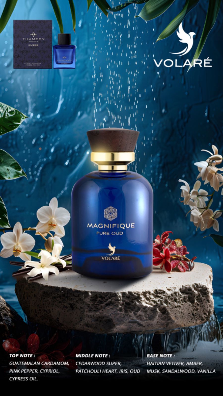 Magnifique Pure Oud بديل Carved Oud Thameen