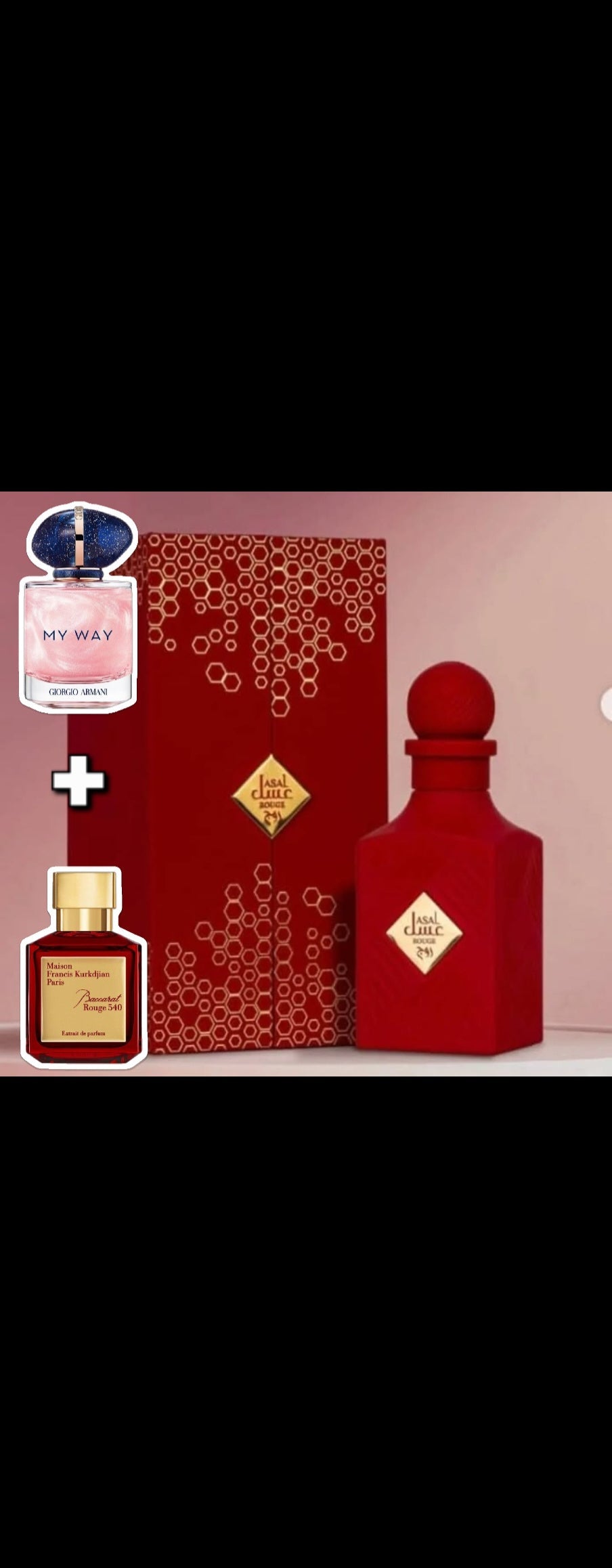 ASAL ROUGE EXTREME 100ML EDP BY OZAAREJ (Inspired By BACCARAT ROUGE EXTRAIT & MY WAY GIORGIO ARMANI MIX)
