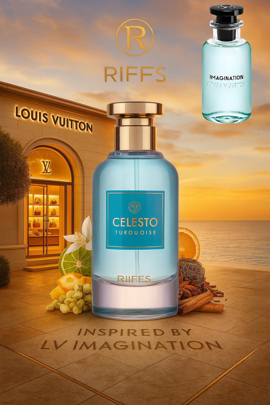 Celesto Turquoise بديل LV Imagination