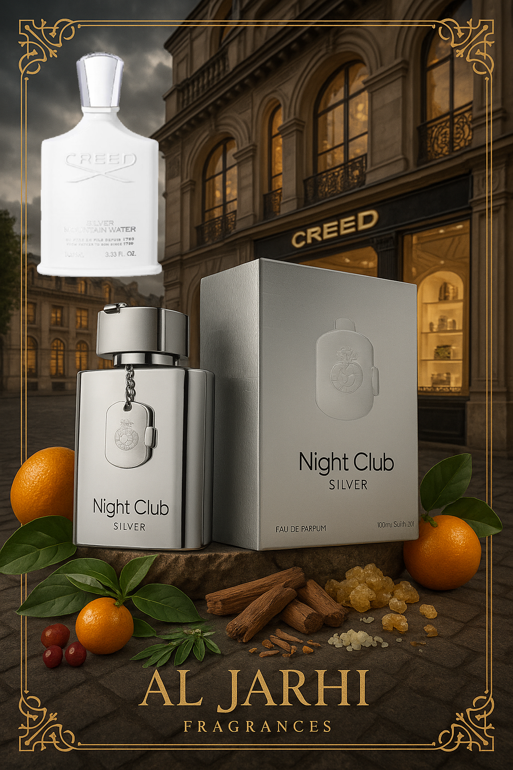 Night Club Silver بديل Silver Mountain Water Creed